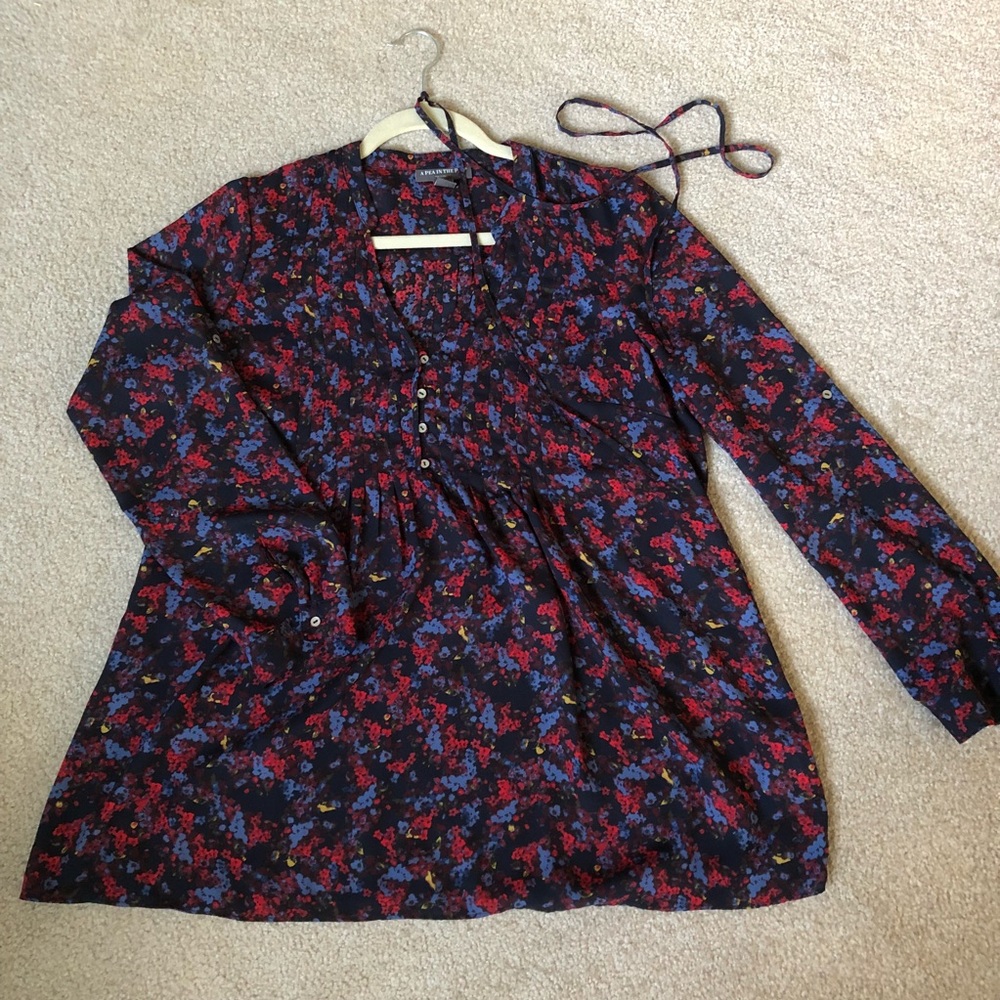 A Pea in the Pod Floral Maternity Top